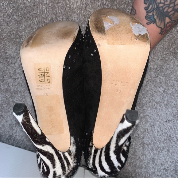 Damiano Marini Zebra Swarovski Crystal Platform - Picture 5 of 11